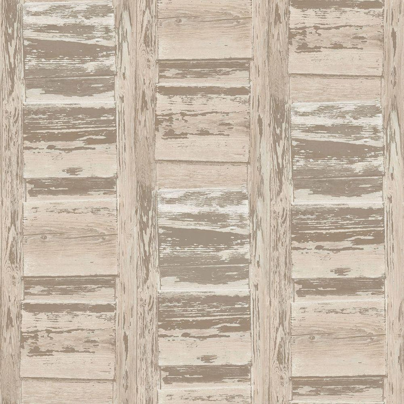 Galerie Homestyle Wood Shutter Wallpaper - FH37560 - Neutral Beige