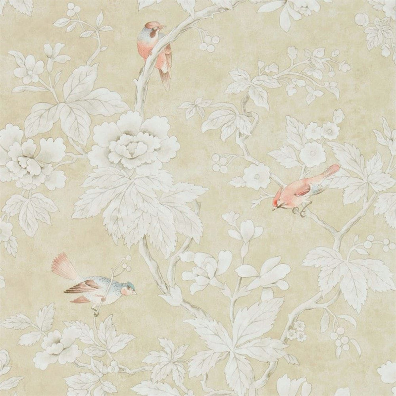 Sanderson Chiswick Grove Wallpaper - 216385 - Gold