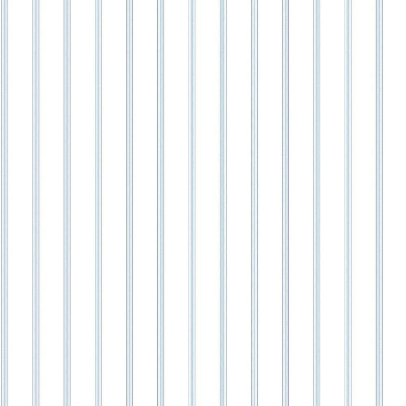 Galerie Smart Stripes 2 Skinny Stripe Wallpaper - G67564 - Light Blue / White