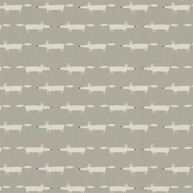 Scion Little Fox Wallpaper - 112263 - Silver