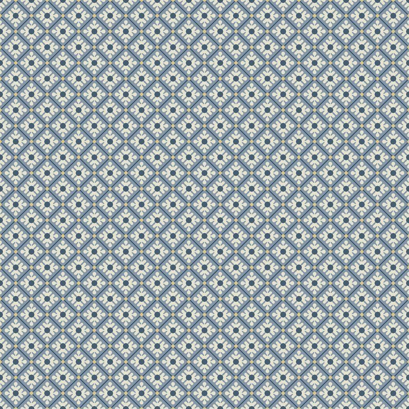 Galerie Apelviken Skarhamn Wallpaper - 33024 - Blue / Cream