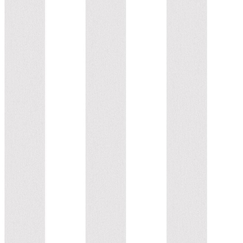Galerie Smart Stripes 2 Wide Stripe Wallpaper - G67581 - Grey / White