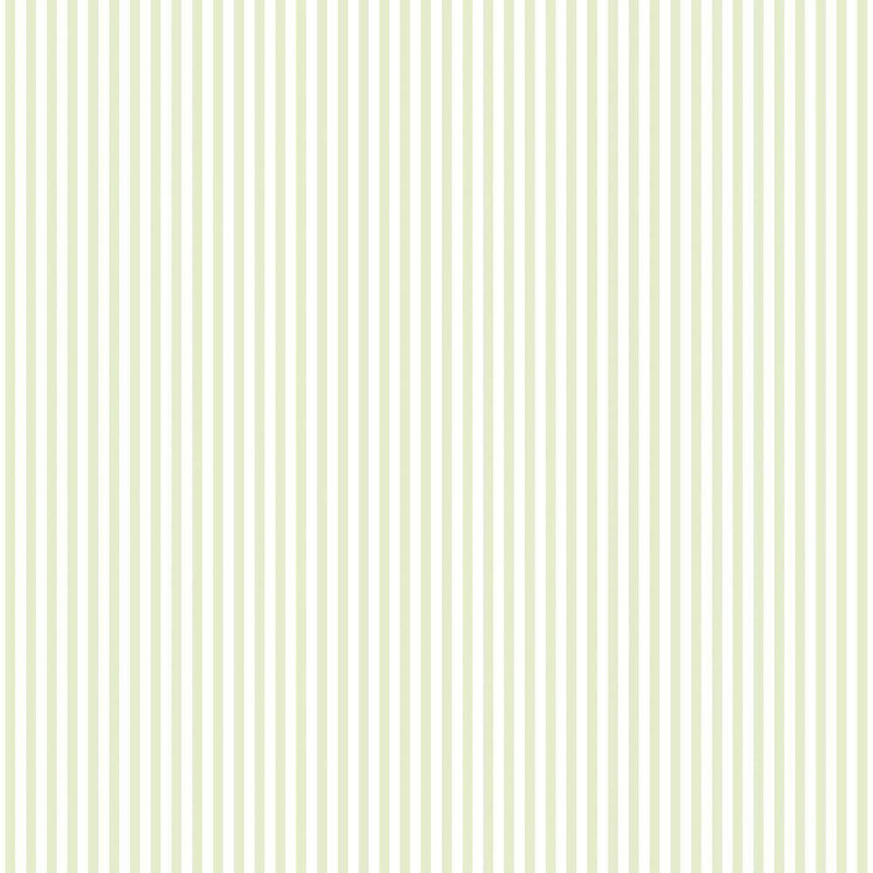 Galerie Miniatures 2 Tiny Stripe Wallpaper - G67910 - Green / White