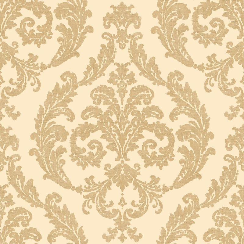 Galerie Palazzo Damask Wallpaper - G67608 - Gold