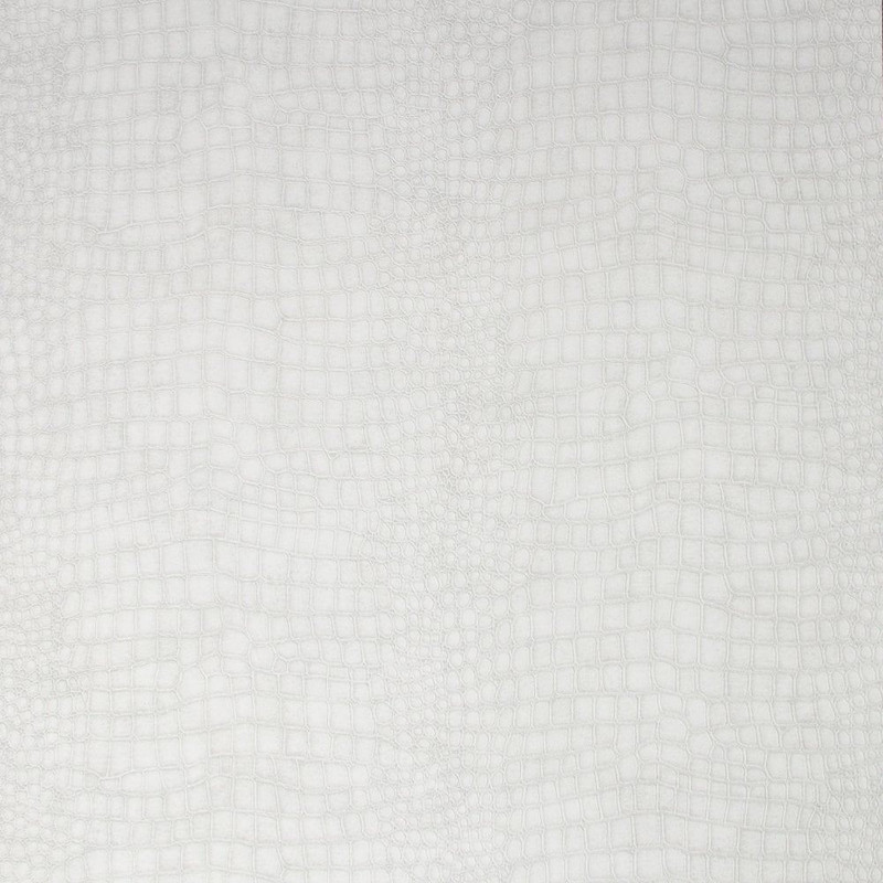 Graham & Brown Crocodile Wallpaper - 32-660 - White