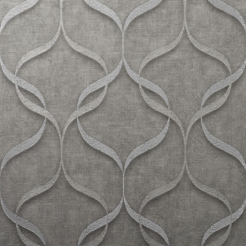 Fine Decor Wave Wallpaper - M95616 - Grey