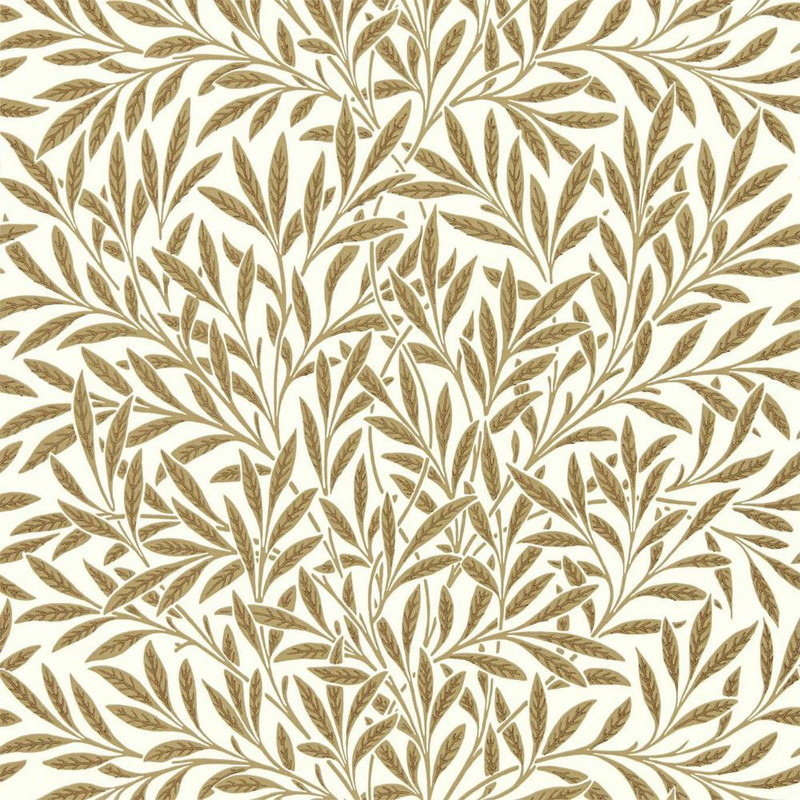 Morris & Co Willow Wallpaper 216965 Cream / Brown