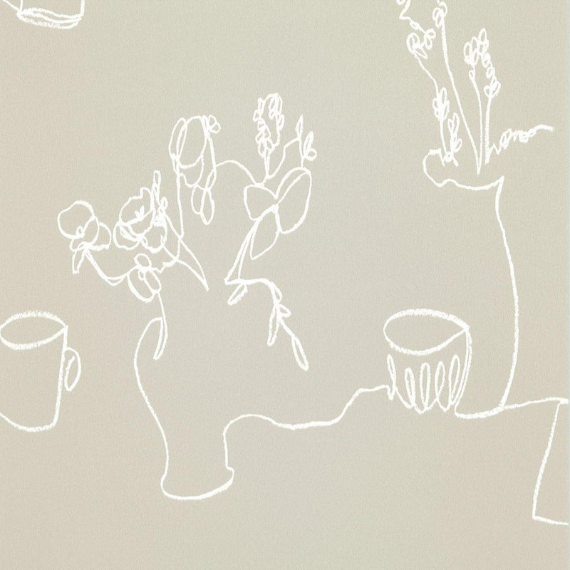 Villa Nova Tabletop Wallpaper - W616/02 - Cinder