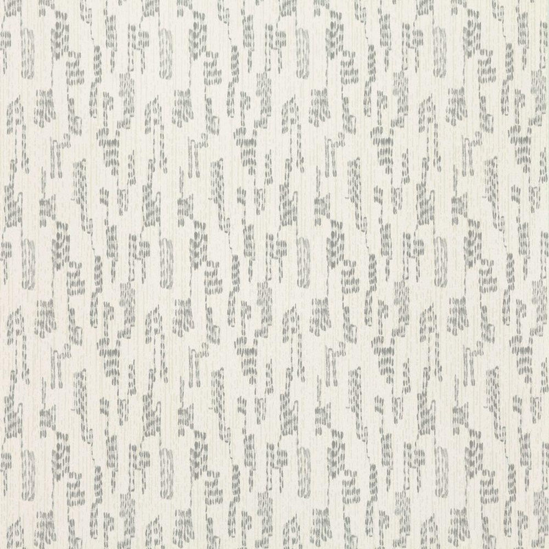 Villa Nova Broderie Wallpaper - W621/03 - Cinder