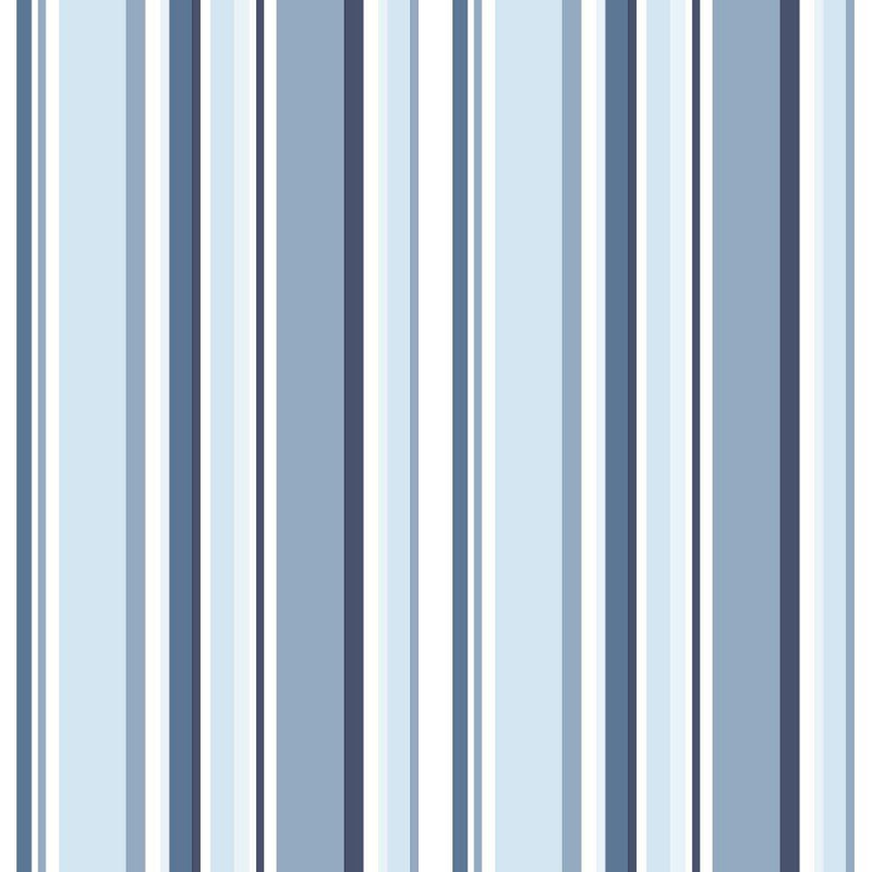 Galerie Simply Stripes 3 Random Stripes Wallpaper - ST36911 - Navy / Blue