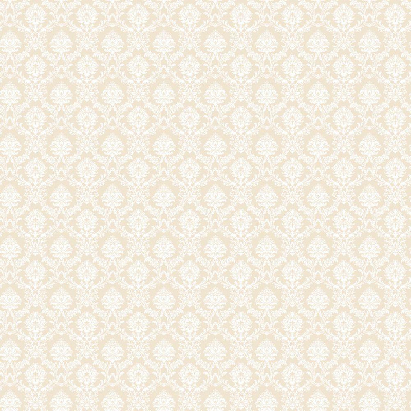 Galerie Stripes & Damasks 2 Balerno Mini Damask Wallpaper - SD36134 - Cream / White