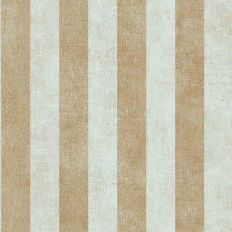 Galerie Stripes & Damasks 2 Texture Stripe Wallpaper - SD36160 - Gold / Duck Egg