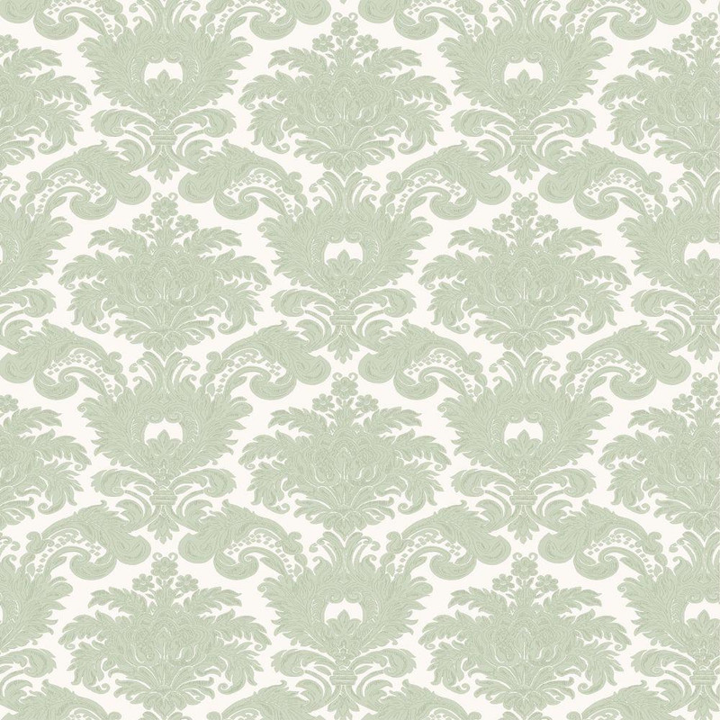 Galerie Scrolling Damask Wallpaper - 23615 - Tiffany