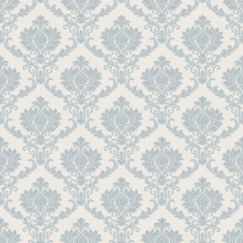 Galerie Delicate Damask Wallpaper - 23646 - Celeste