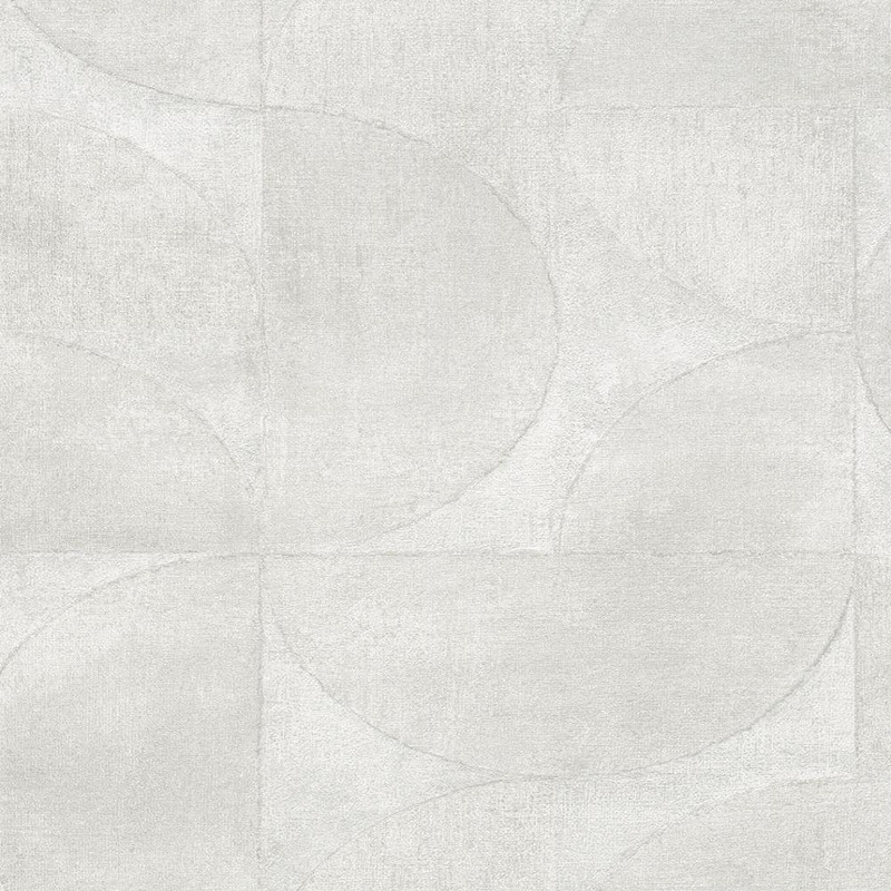 Galerie Perfecto 2 Rustic Circle Wallpaper - 32824 - White