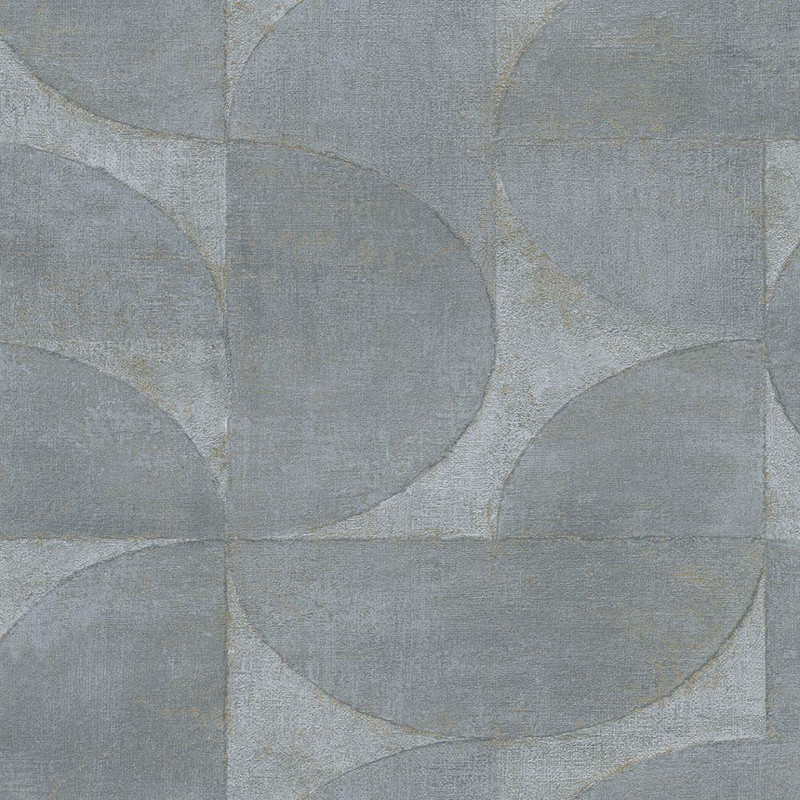 Galerie Perfecto 2 Rustic Circle Wallpaper - 32820 - Grey