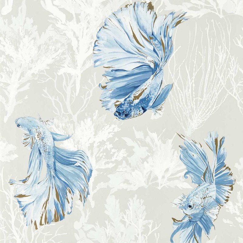 Harlequin Halfmoon Wallpaper - 112766 - Stillness / Indigo
