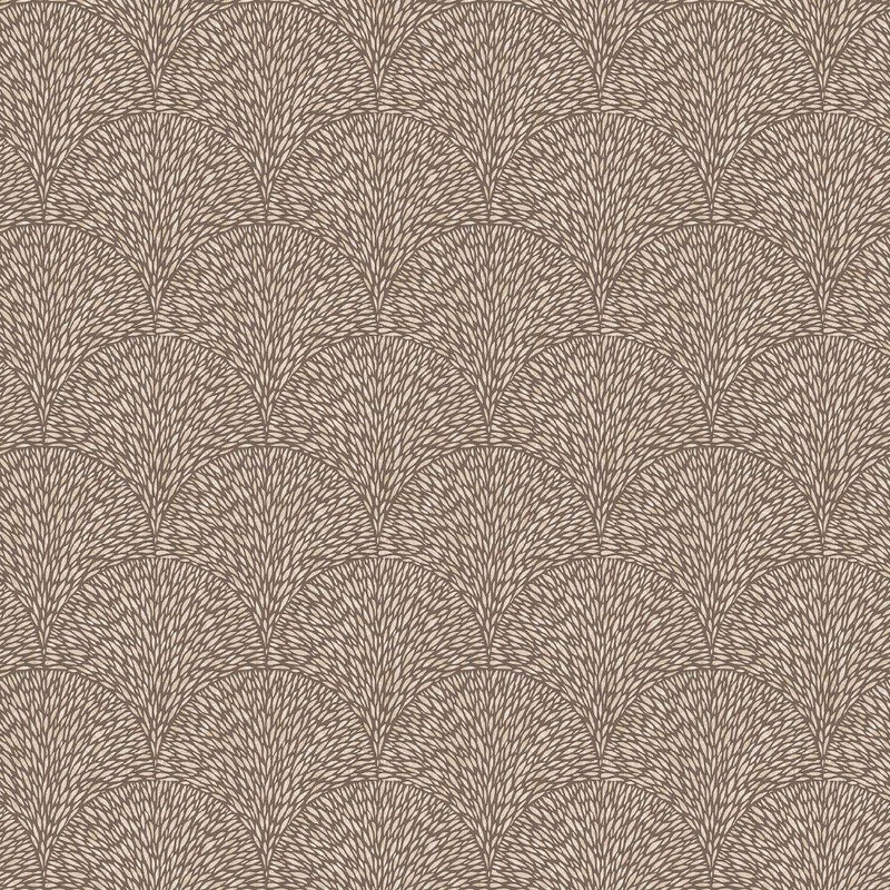 Galerie Texstyle Hedgehog Wallpaper - G56605 - Brown / Metallic Gold