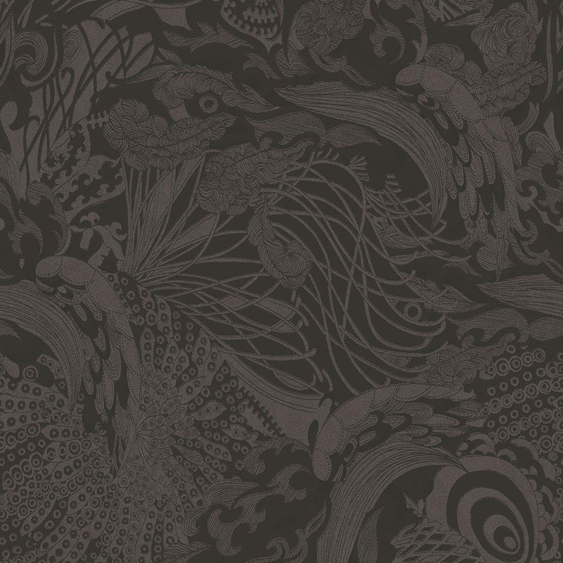 Ted Baker Eastern Tide Wallpaper - 12610 - Black / Brown