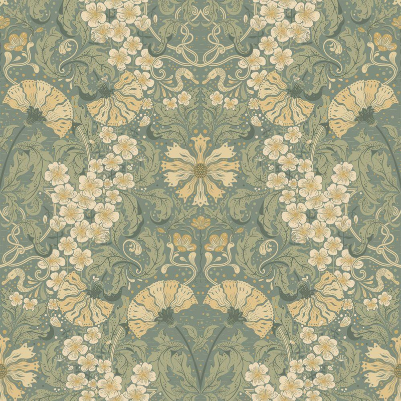 Galerie Sommarang Öjvind Wallpaper - S83113 - Green