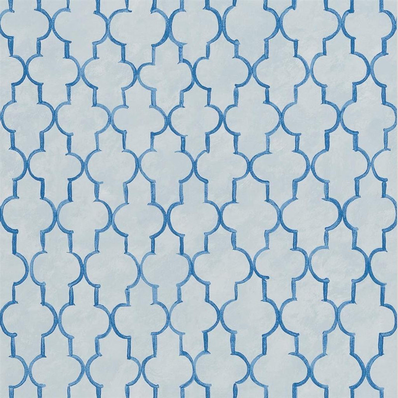 Designers Guild Pergola Trellis Wallpaper Cobalt PDG1151/04