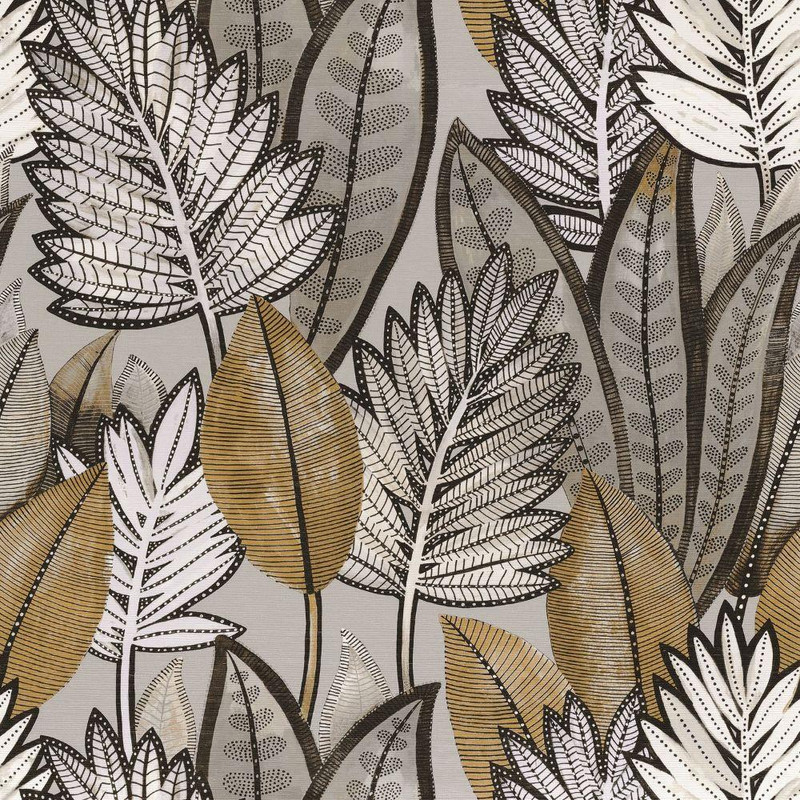 Casamance Sabal Wallpaper Taupe 74680162