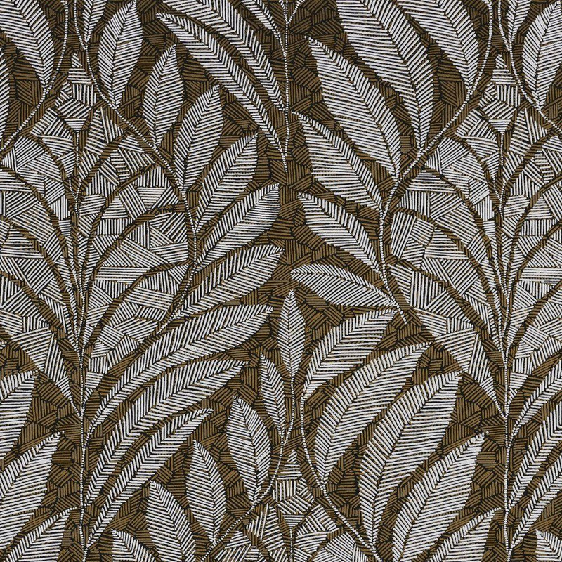 Casamance Gustav Wallpaper Carbone 74770610