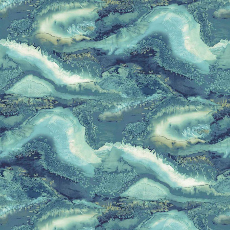 Harlequin Reflected Obsidian Wallpaper - 112852 - Azurite