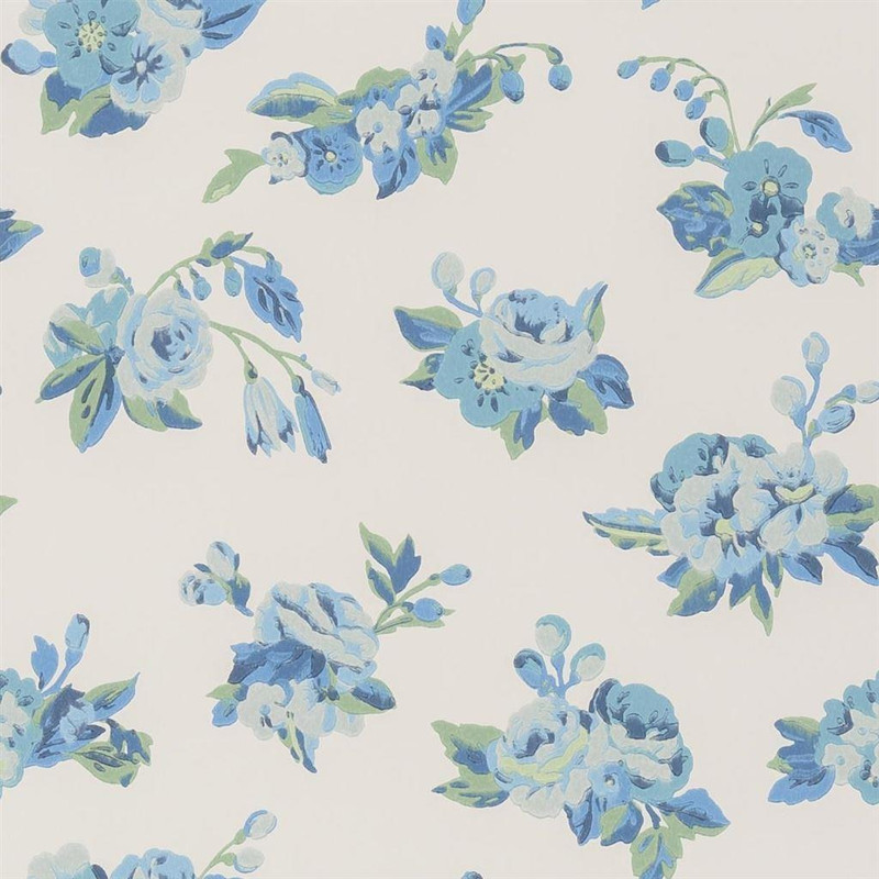 English Heritage Craven Street Flower Wallpaper Delft PEH0006/03