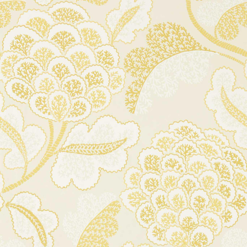 Harlequin Flourish Wallpaper - 112935 - First Light / Nectar
