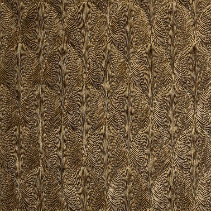 Casamance Tourmaline Wallpaper - 75782038 - Dore fonce