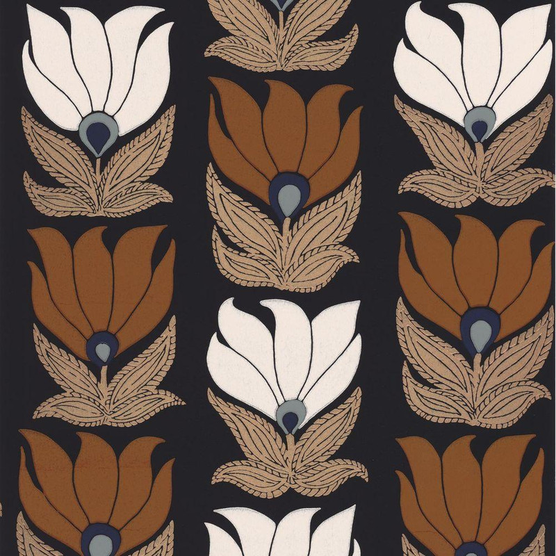 Casamance Dauphine Wallpaper - 75691018 - Marine / Dore