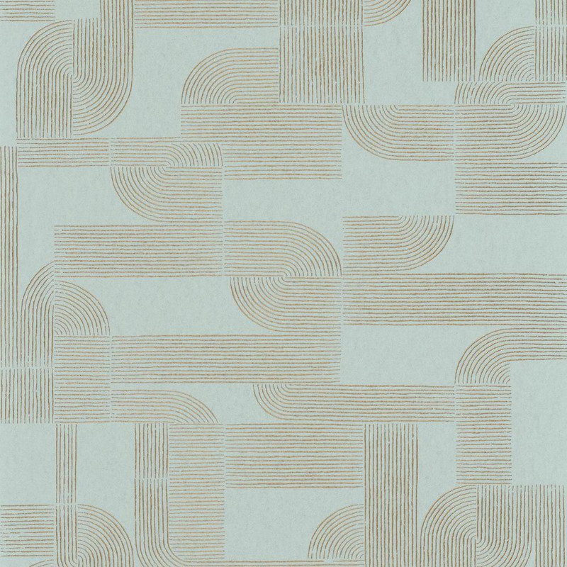 Casamance Hector Wallpaper - 75701426 - Opaline / Dore
