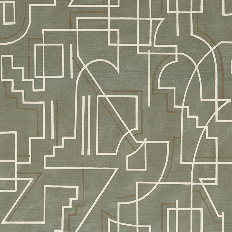 Casamance Alexander Wallpaper - 76021630 - Argile