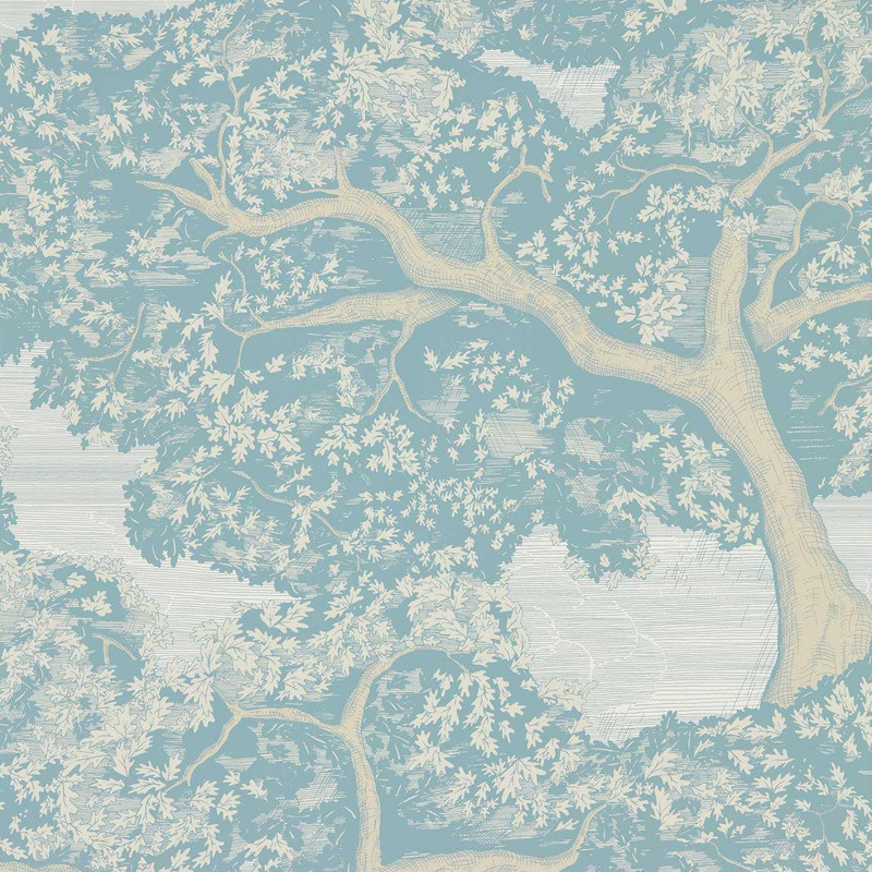 Harlequin Eternal Oak Wallpaper - 113023 - Sky Blue / First Light