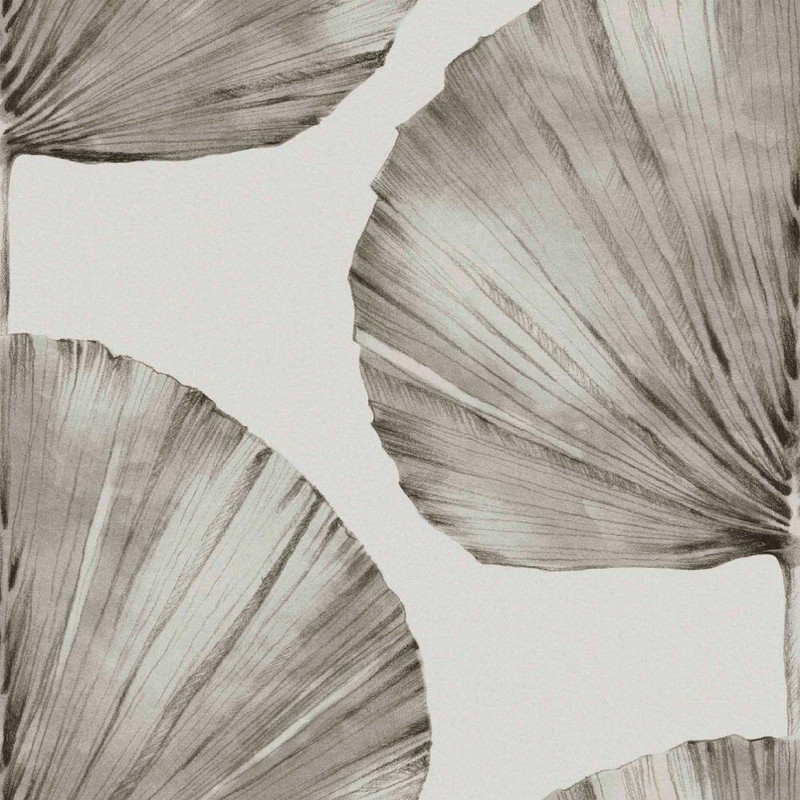 Graham & Brown Palm Fan Wallpaper - 112196 - Stone
