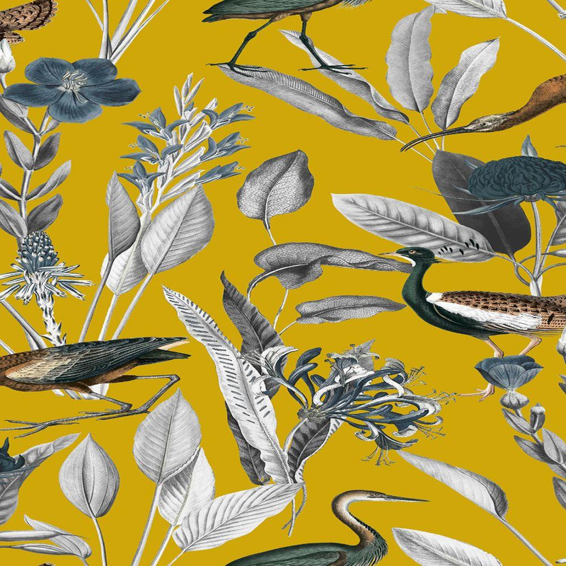 Graham & Brown Glasshouse Wallpaper - 111720 - Mustard