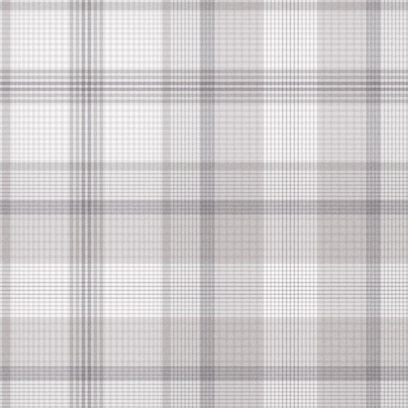 Graham & Brown Heritage Plaid Wallpaper - 107594 - Grey