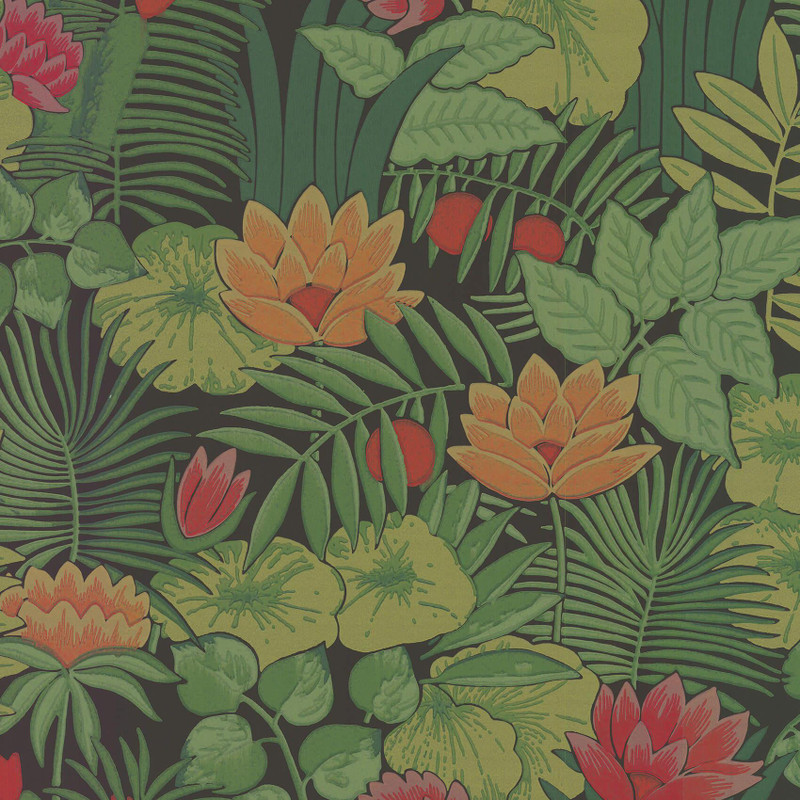 Little Greene Reverie Wallpaper - 0280REJUNGL - Jungle