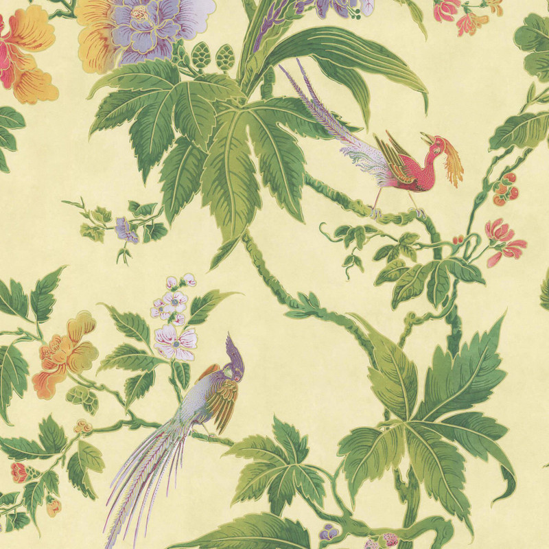 Little Greene Paradise Wallpaper - 0247PASUNRI - Sunrise