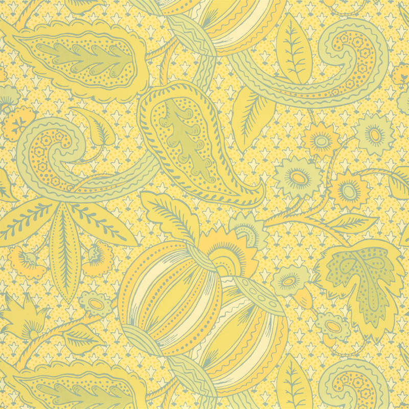 Little Greene Pomegranate Wallpaper - 0245POCITRO - Citron