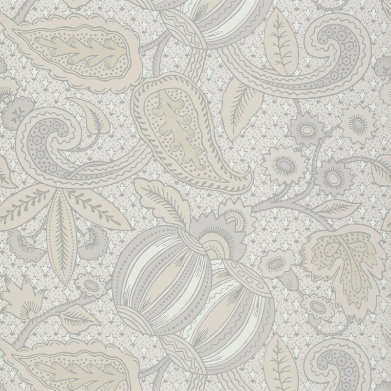 Little Greene Pomegranate Wallpaper - 0245POGREYS - Grey Scale