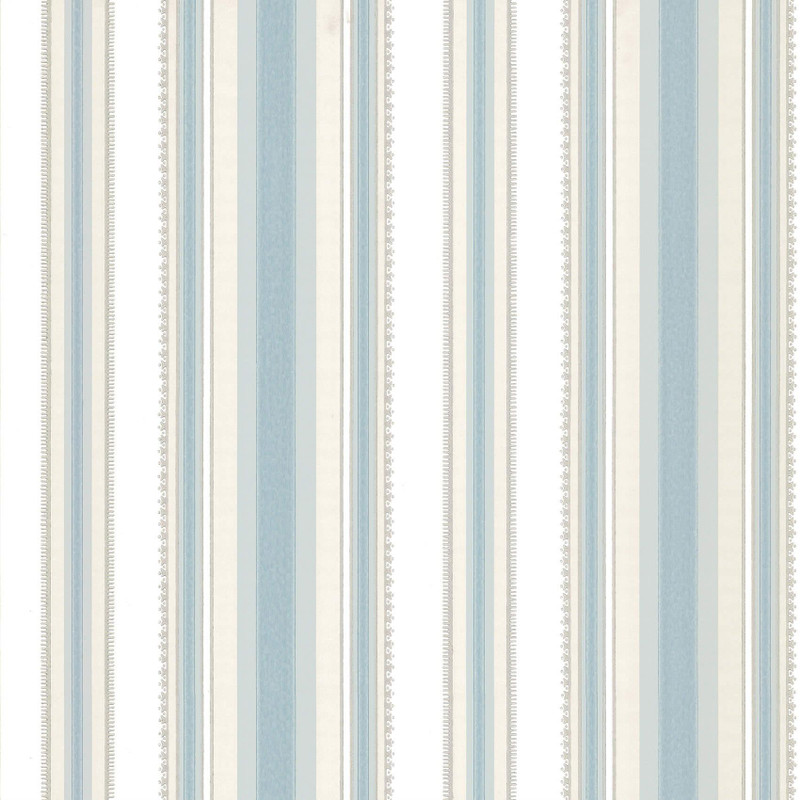 Little Greene Colonial Stripe Wallpaper - 0286CLCLASS - Classic Blue