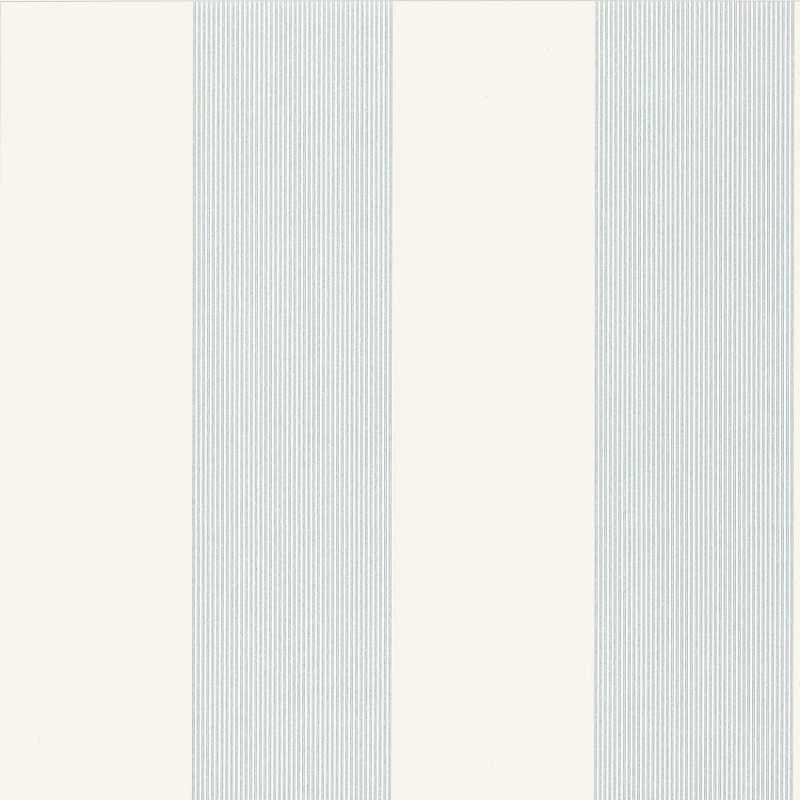 Little Greene Elephant Stripe Wallpaper - 0286ESBRIGH - Bright White