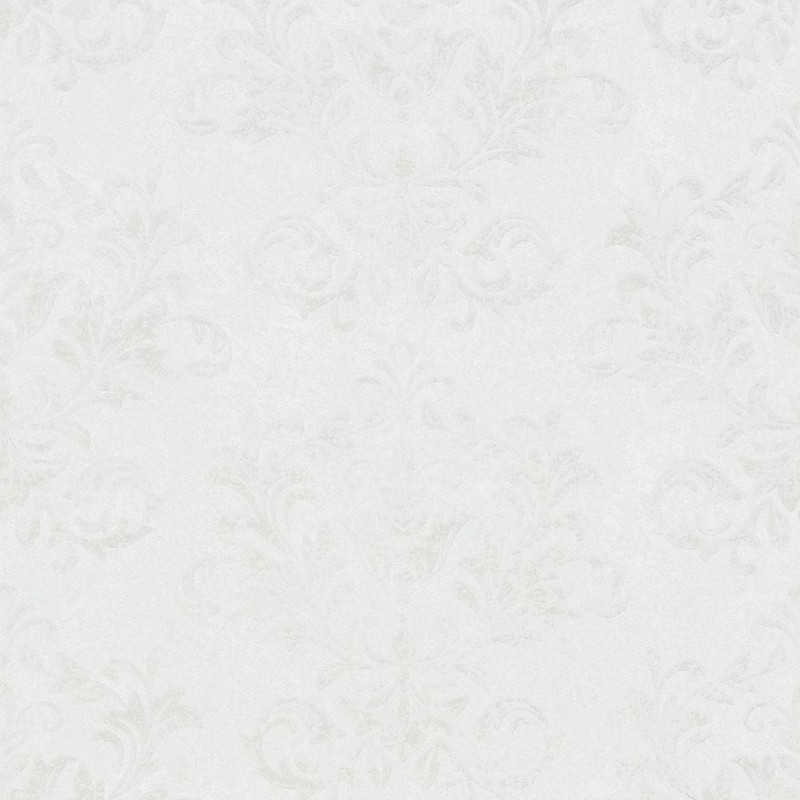 Galerie Damask Wallpaper - 34010 - White