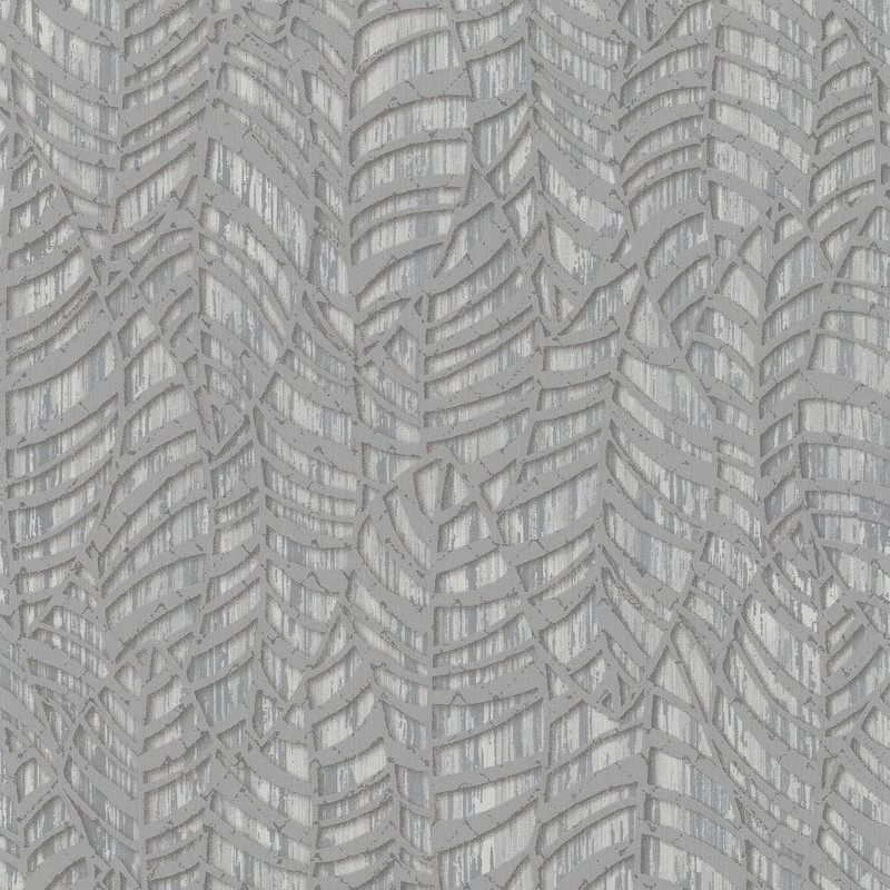 Galerie Leaves Wallpaper - 32974 - Grey