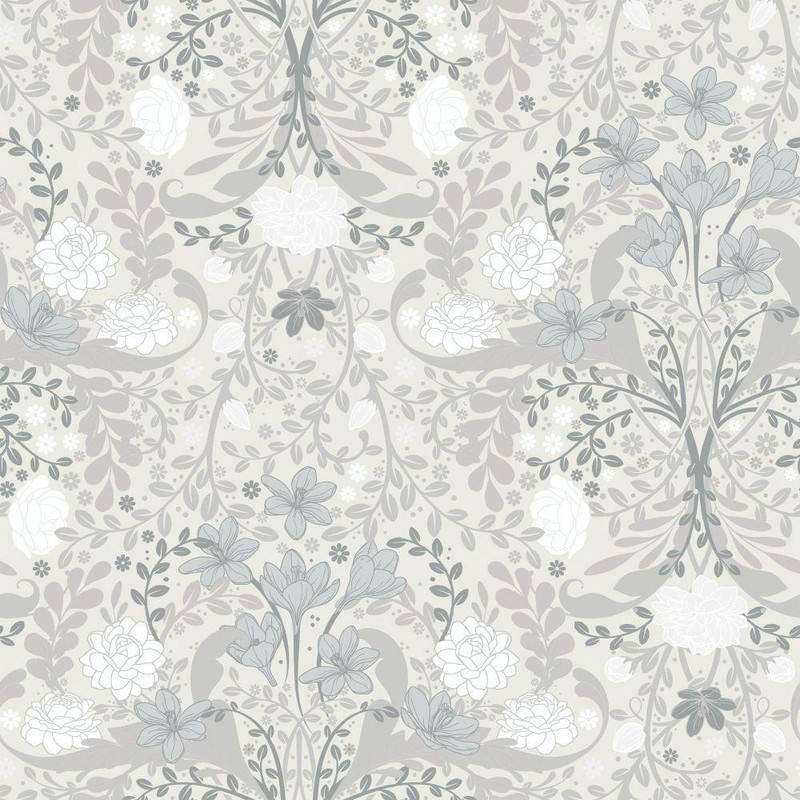 Galerie Froso Wallpaper - S24107 - White / Grey