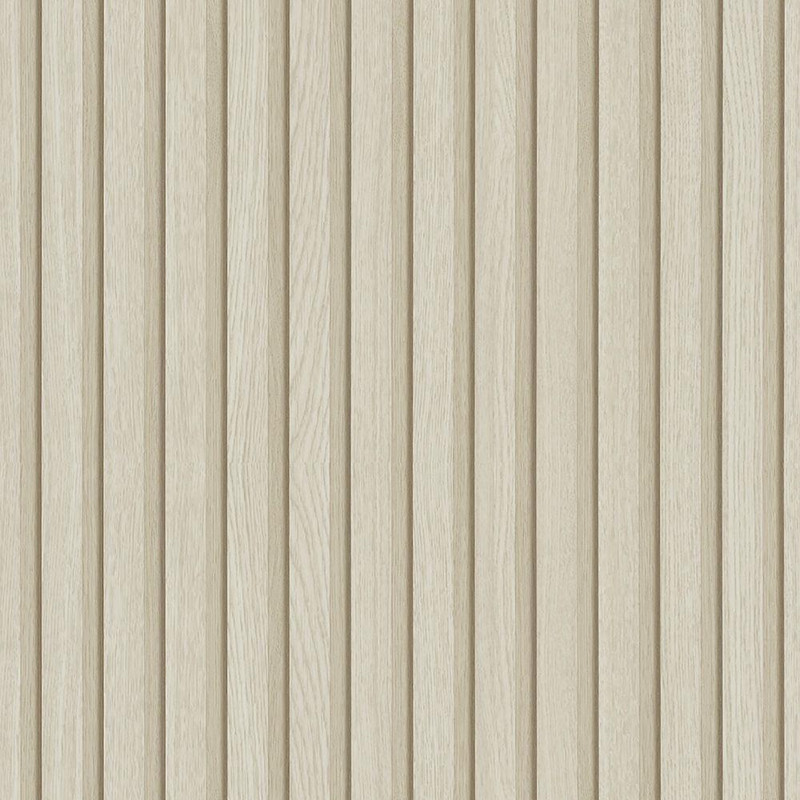 Galerie Wood Stripe Wallpaper - 33957 - Light Brown