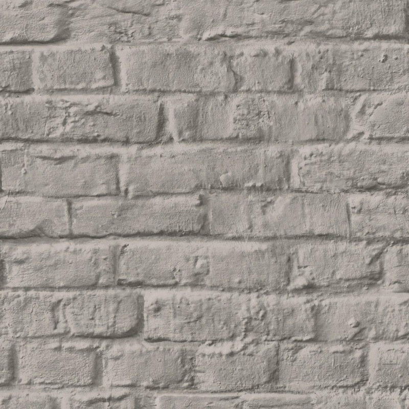 Galerie Brick Wallpaper - 34168 - Dark Greige