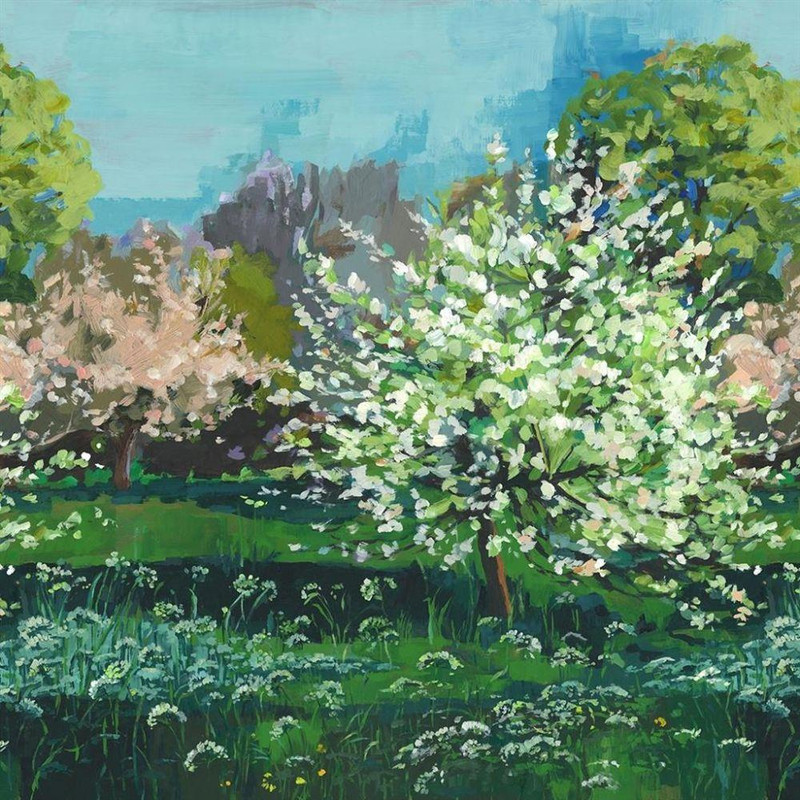 Designers Guild Arbre De Printemps Wallpaper - PDG1180/01 - Celadon